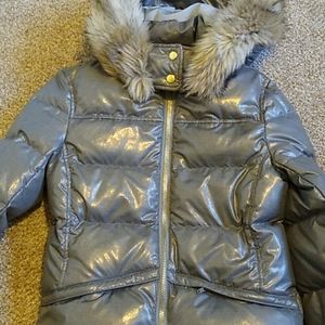 Juicy couture  puffer parka gray gold/grey S